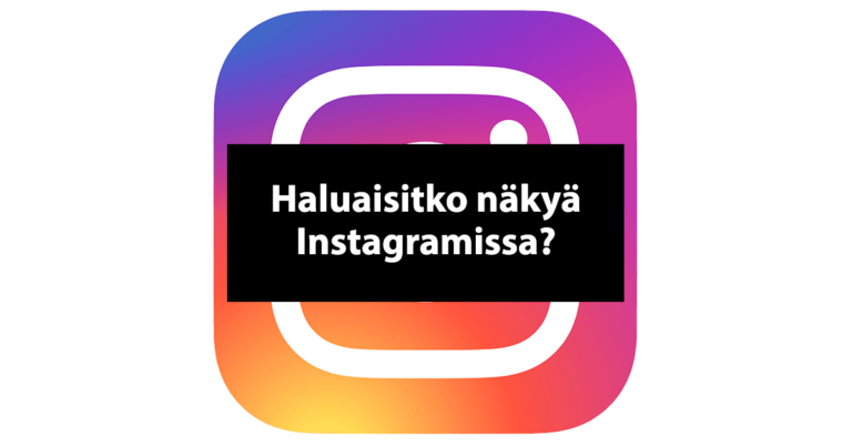 Instagram-mainonta