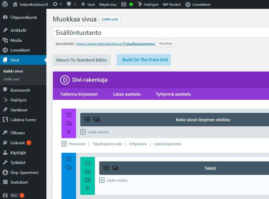 3 vinkkiä WordPressin käyttöön (Divi-teemalla)