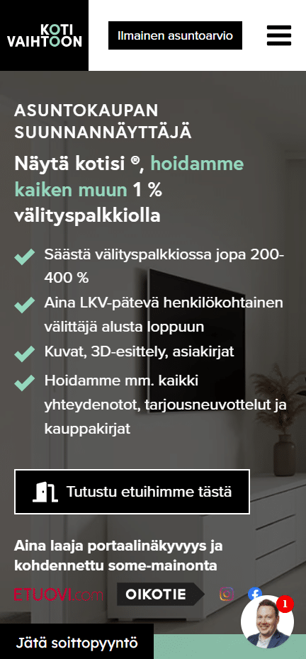 WordPress-kotisivujen täytyy näyttää hyvältä myös mobiililaitteilla.